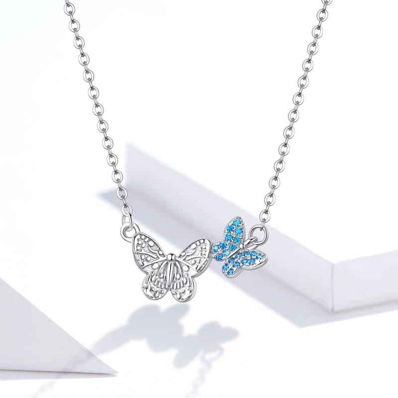 (afbeelding voor) Pandora Style Vlinder Chain Ketting - SCN384 - Bekijken 7