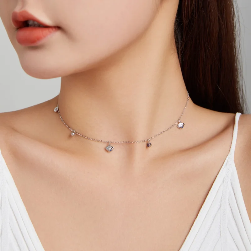 (afbeelding voor) Pandora Style Zeeschelp Chain Ketting - SCN454 - Bekijken 6