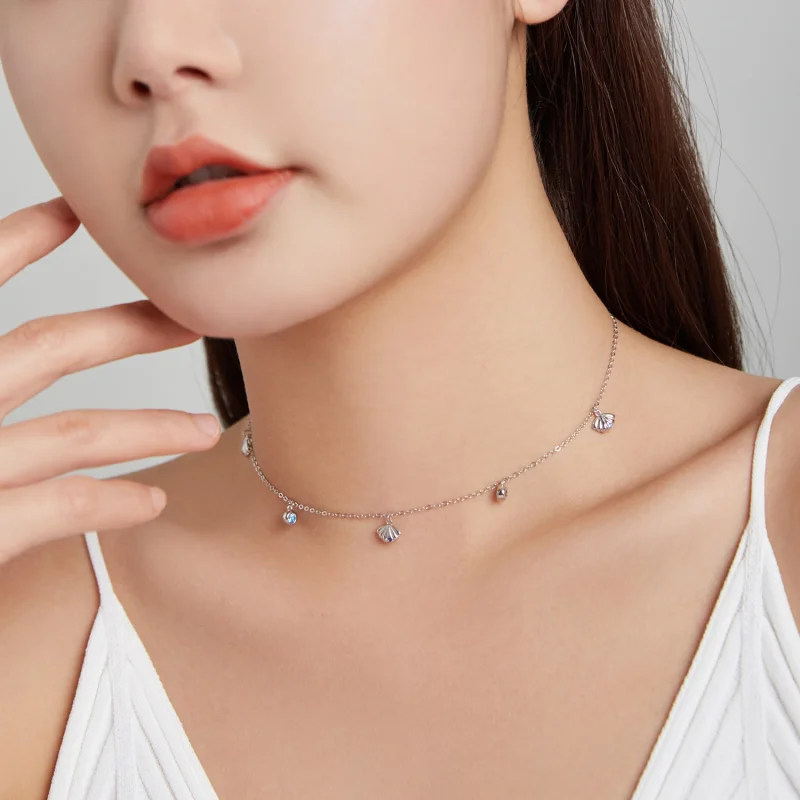 (afbeelding voor) Pandora Style Zeeschelp Chain Ketting - SCN454 - Bekijken 7