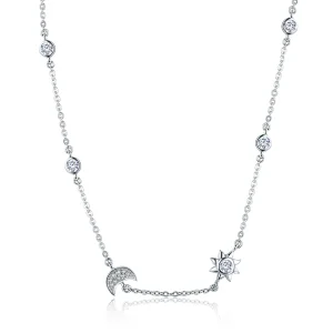 (afbeelding voor) Pandora Style Zon en maan glorie Chain Ketting - SCN272
