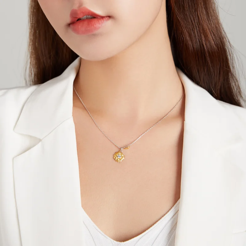 (afbeelding voor) Pandora Style Zonnebloem Ketting - BSN212 - Bekijken 8