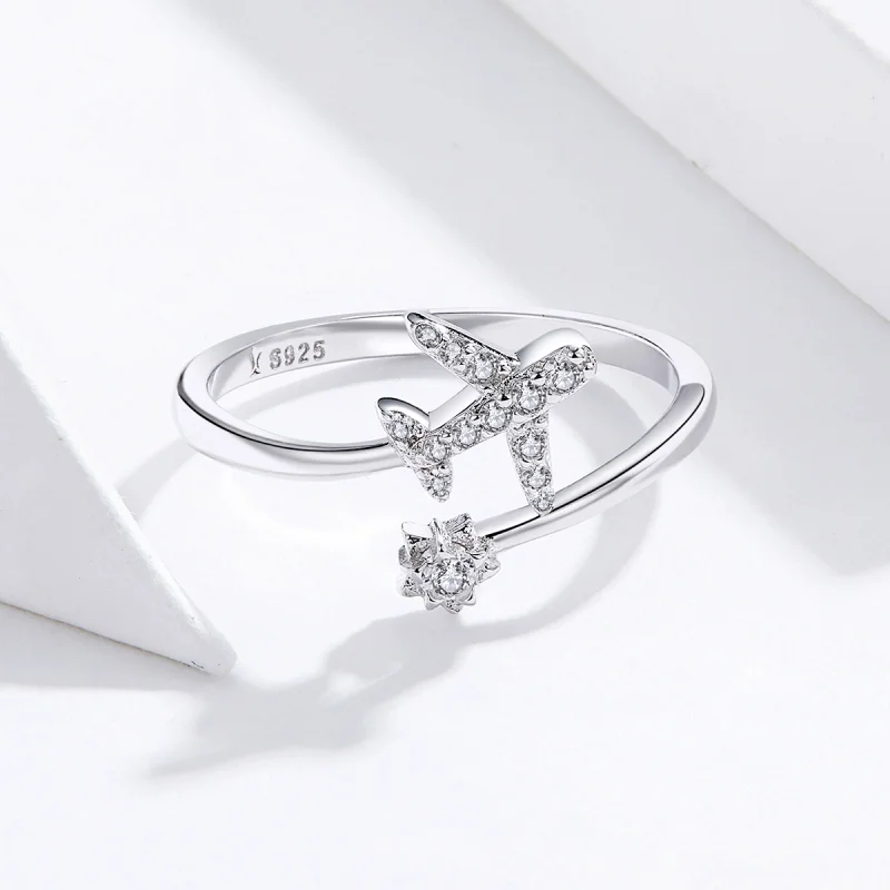(afbeelding voor) Pandora Style Afstandelijk Open Ring - SCR623 - Bekijken 2