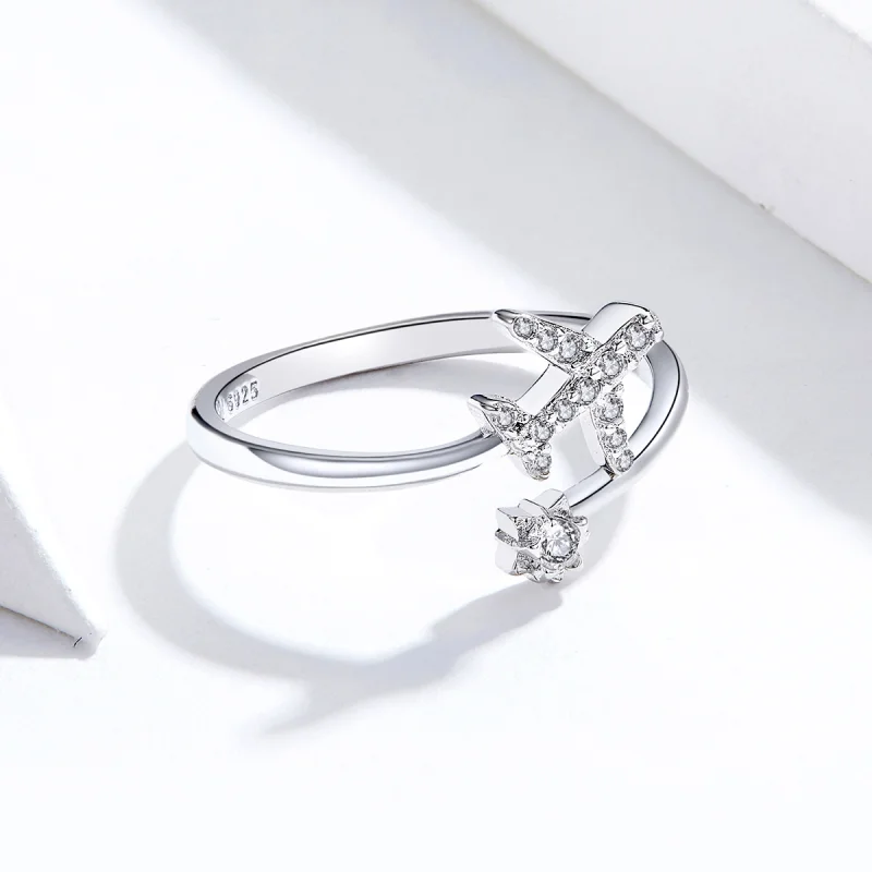 (afbeelding voor) Pandora Style Afstandelijk Open Ring - SCR623 - Bekijken 3