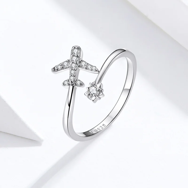 (afbeelding voor) Pandora Style Afstandelijk Open Ring - SCR623 - Bekijken 4