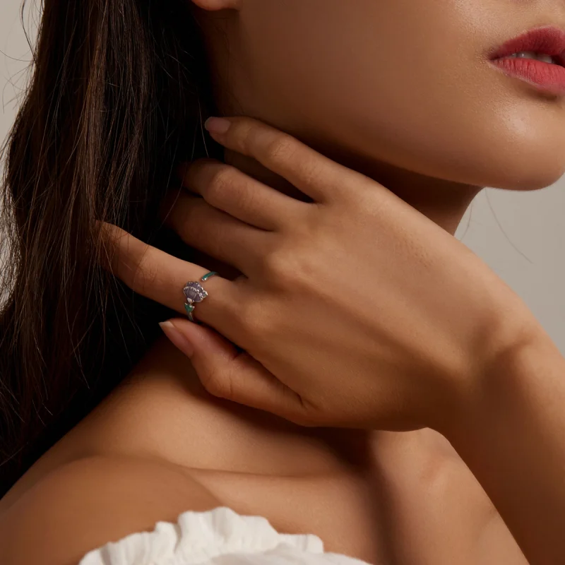 (afbeelding voor) Pandora Style Anjer Open Ring - SCR773 - Bekijken 5