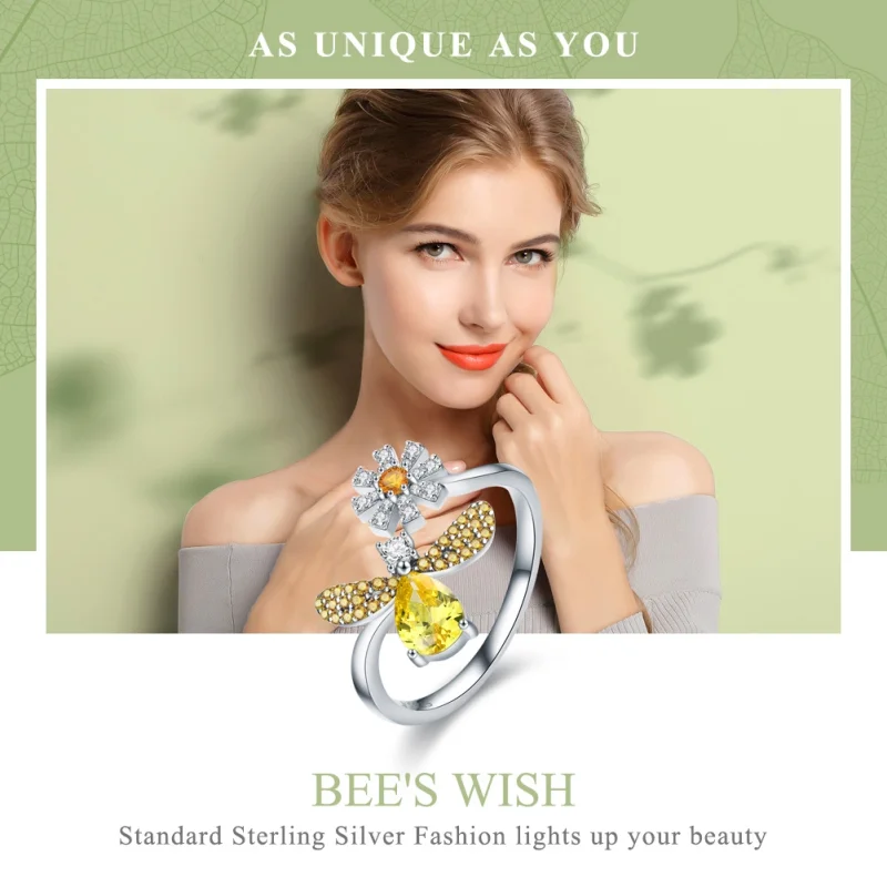 (afbeelding voor) Pandora Style Bijenwens Open Ring - SCR348 - Bekijken 2