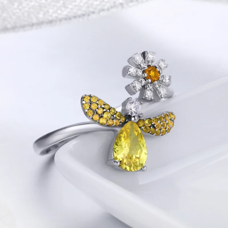 (afbeelding voor) Pandora Style Bijenwens Open Ring - SCR348 - Bekijken 5