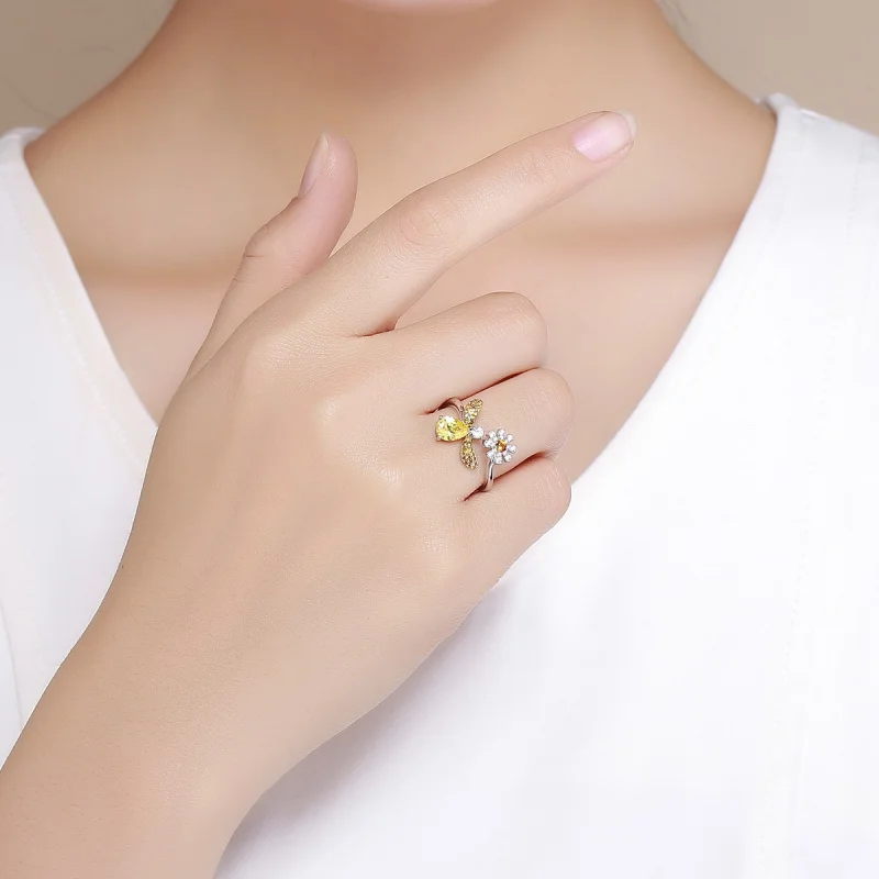 (afbeelding voor) Pandora Style Bijenwens Open Ring - SCR348 - Bekijken 6
