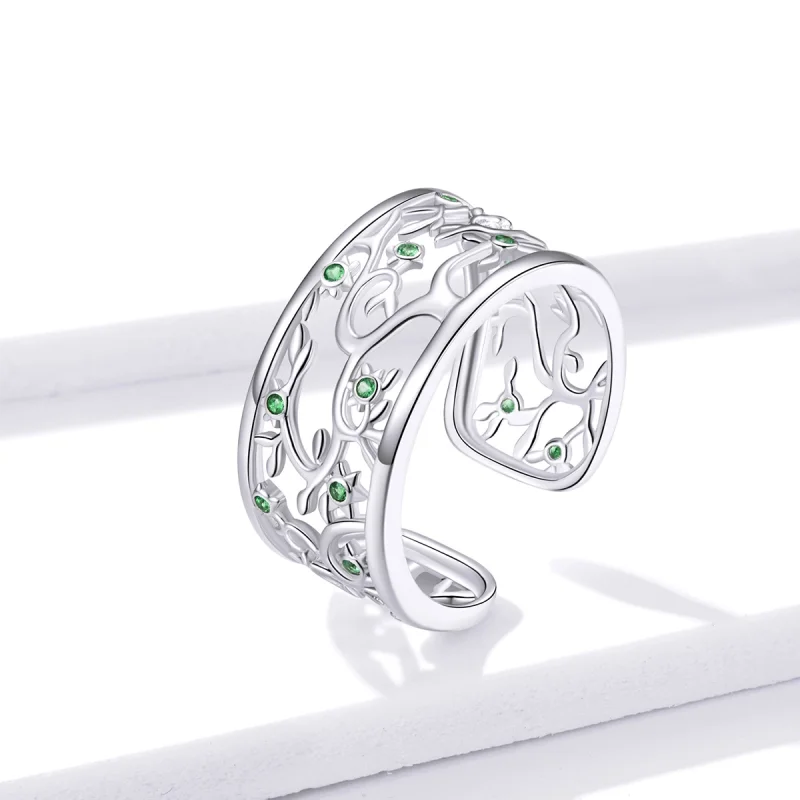 (afbeelding voor) Pandora Style Boom van leven Open Ring - BSR125 - Bekijken 2