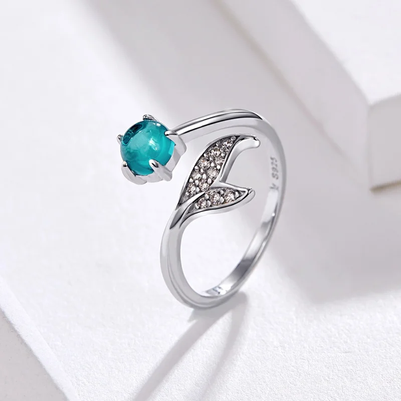 (afbeelding voor) Pandora Style De traan van de zeemeermin Open Ring - SCR515 - Bekijken 3