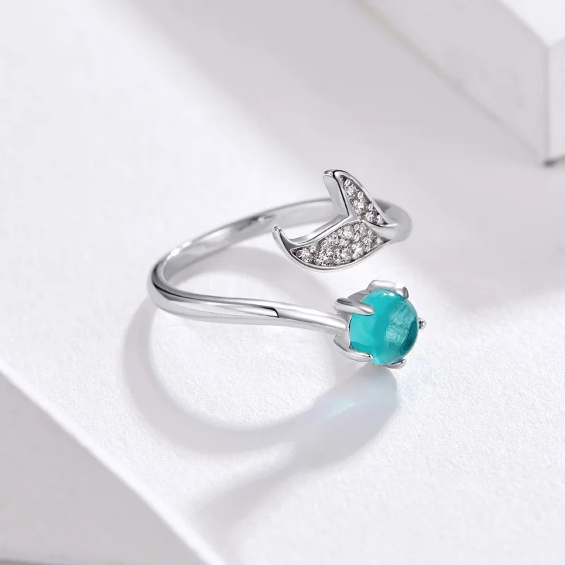 (afbeelding voor) Pandora Style De traan van de zeemeermin Open Ring - SCR515 - Bekijken 6