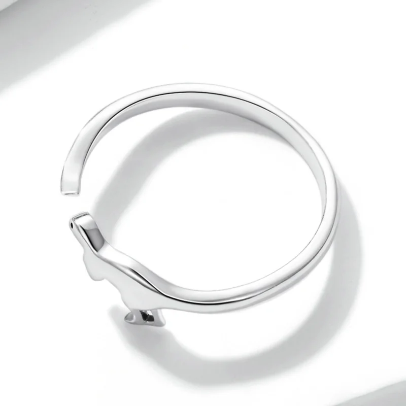 (afbeelding voor) Pandora Style Dinosaurus Open Ring - BSR226 - Bekijken 4