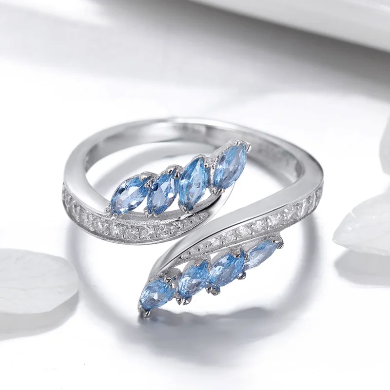(afbeelding voor) Pandora Style Elegante Wilgentak Open Ring - BSR005 - Bekijken 2
