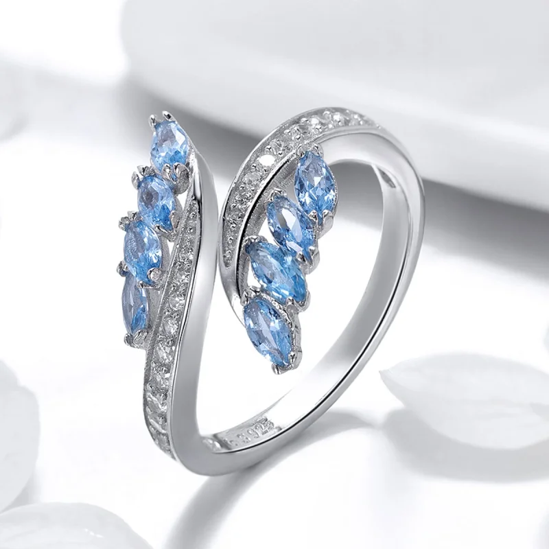 (afbeelding voor) Pandora Style Elegante Wilgentak Open Ring - BSR005 - Bekijken 3