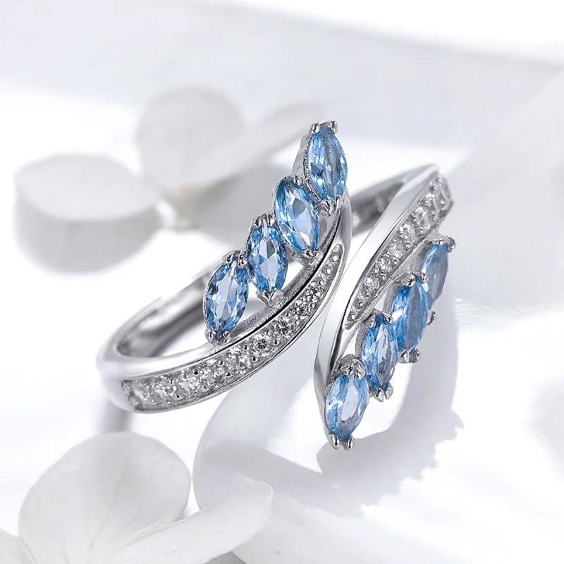 (afbeelding voor) Pandora Style Elegante Wilgentak Open Ring - BSR005 - Bekijken 4