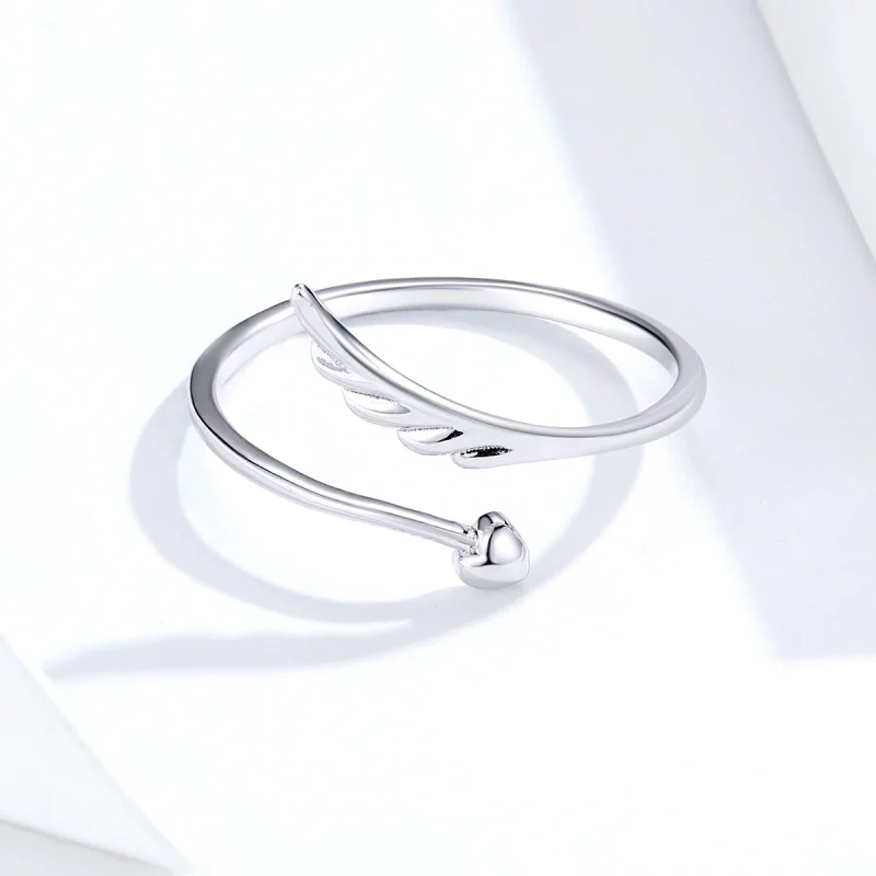 (afbeelding voor) Pandora Style Engel vleugel Open Ring - SCR567 - Bekijken 2