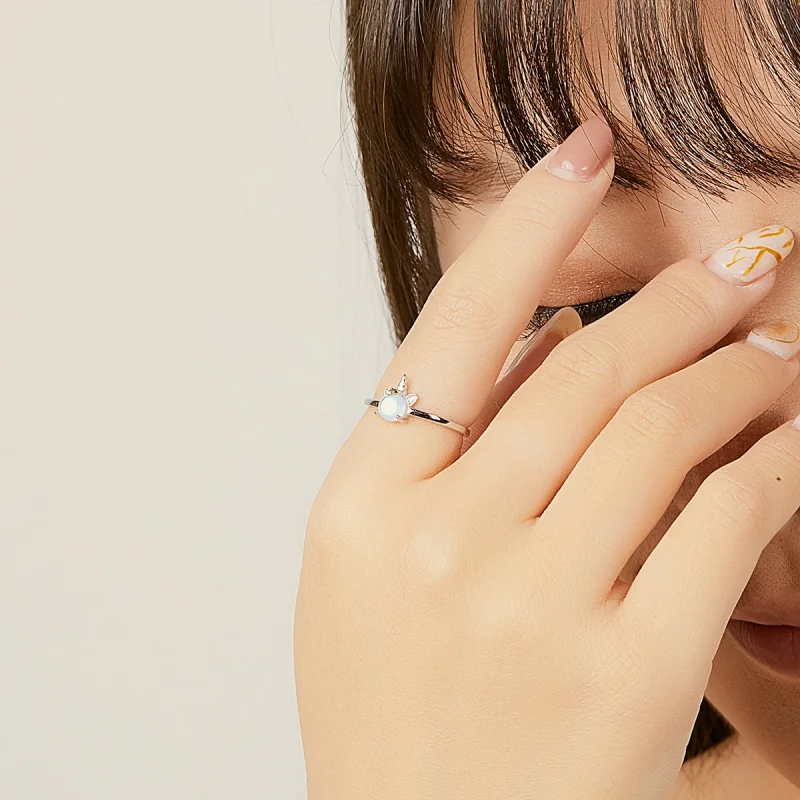 (afbeelding voor) Pandora Style Fancy Eenhoorn Open Ring - SCR642 - Bekijken 6