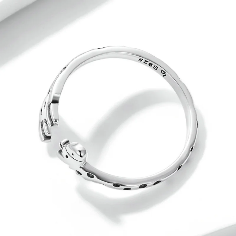 (afbeelding voor) Pandora Style Giraffe Open Ring - BSR228 - Bekijken 4