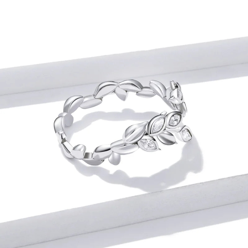 (afbeelding voor) Pandora Style Glanzende Tarwe Spike Open Ring - BSR135 - Bekijken 4
