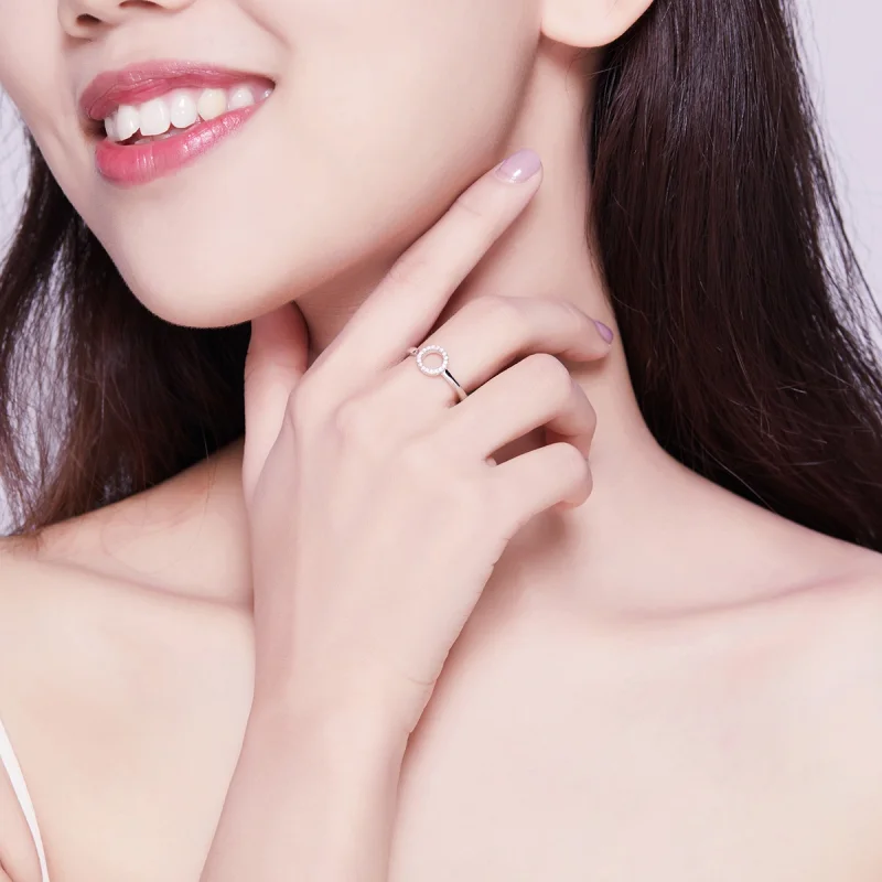 (afbeelding voor) Pandora Style Halo Open Ring - SCR545 - Bekijken 8