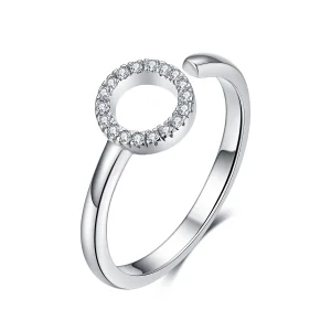 (afbeelding voor) Pandora Style Halo Open Ring - SCR545