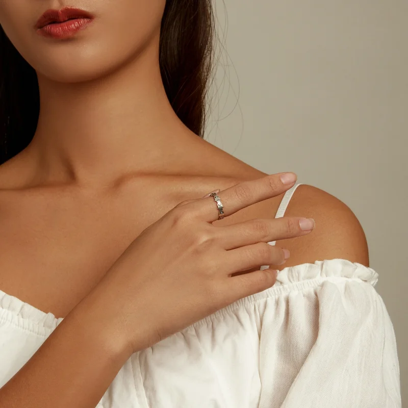 (afbeelding voor) Pandora Style Hand van Fatima Open Ring - BSR237 - Bekijken 9