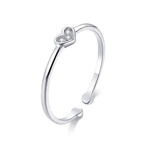 (afbeelding voor) Pandora Style Hart van Lady Open Ring - SCR491
