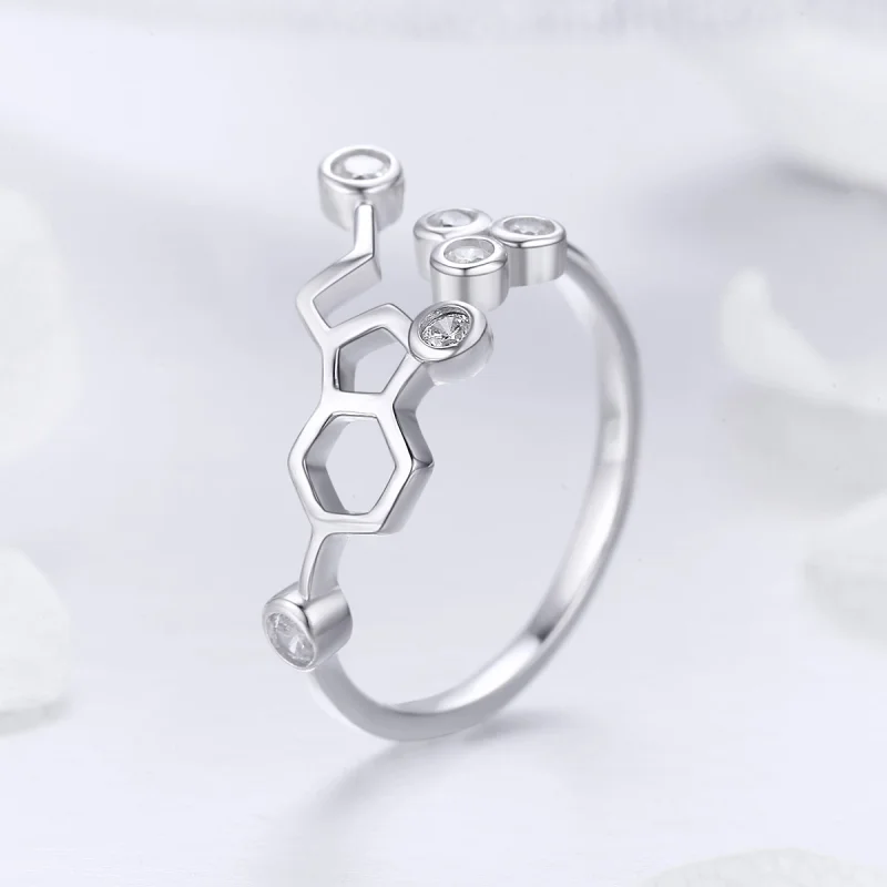 (afbeelding voor) Pandora Style Honingraat Ring - SCR433 - Bekijken 4