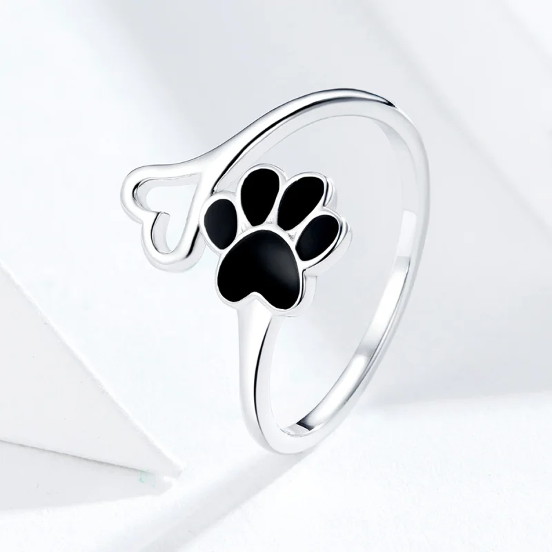 (afbeelding voor) Pandora Style Kattenklauwen Open Ring - SCR584 - Bekijken 3