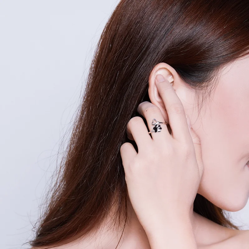 (afbeelding voor) Pandora Style Kattenklauwen Open Ring - SCR584 - Bekijken 7