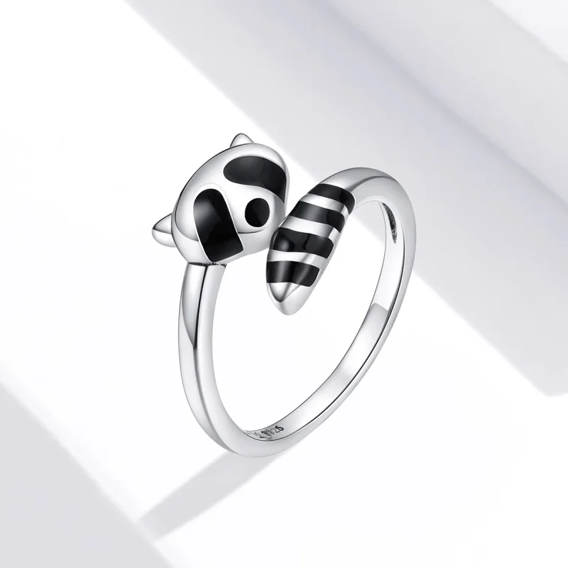 (afbeelding voor) Pandora Style kleine wasbeer Open Ring - SCR652 - Bekijken 2