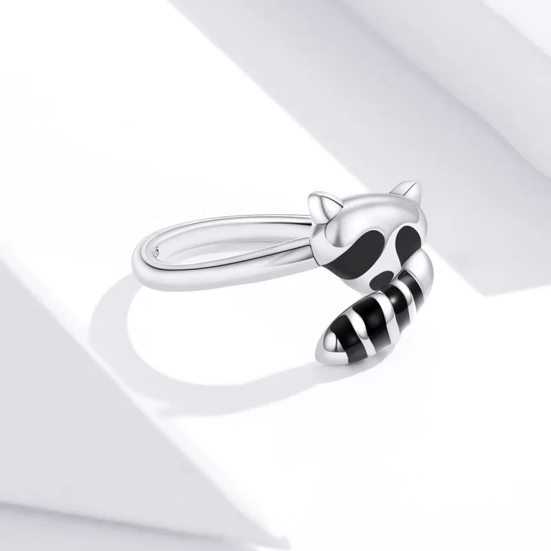 (afbeelding voor) Pandora Style kleine wasbeer Open Ring - SCR652 - Bekijken 4
