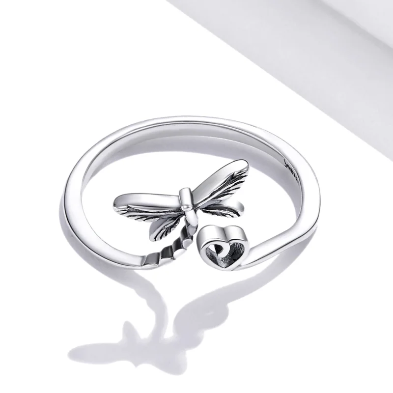 (afbeelding voor) Pandora Style Liefde Dragonfly Open Ring - SCR734 - Bekijken 3