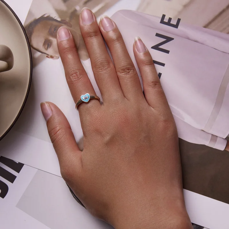 (afbeelding voor) Pandora Style Liefde Duivel Ogen Open Ring - SCR806 - Bekijken 6