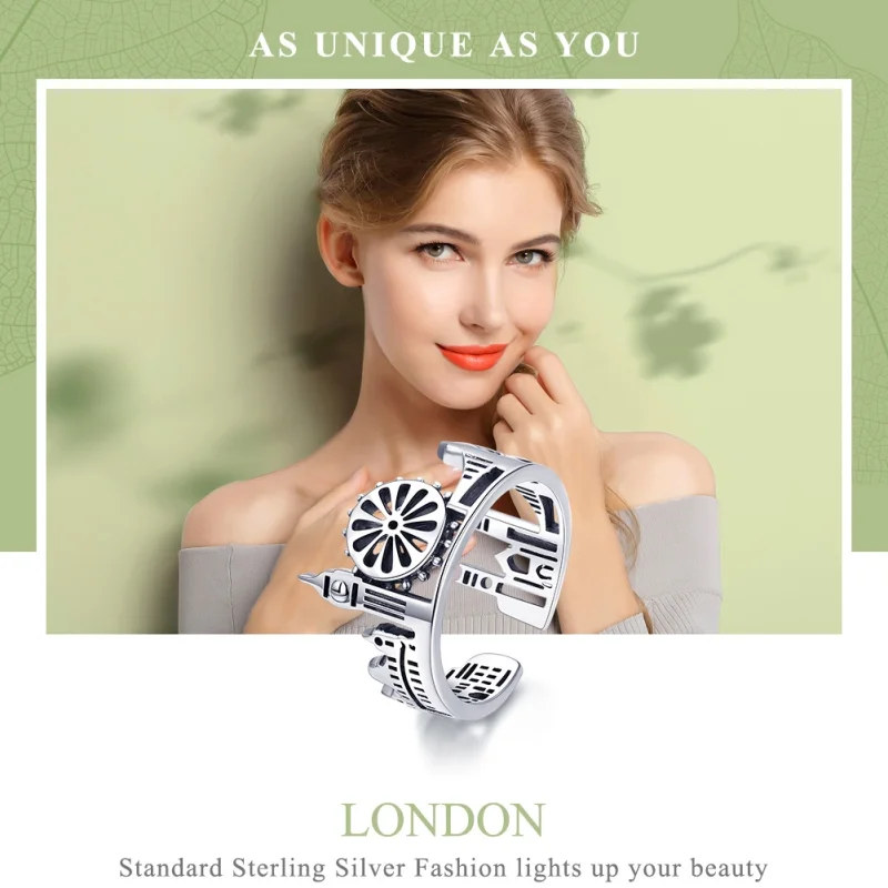 (afbeelding voor) Pandora Style Londen Open Ring - SCR474 - Bekijken 2