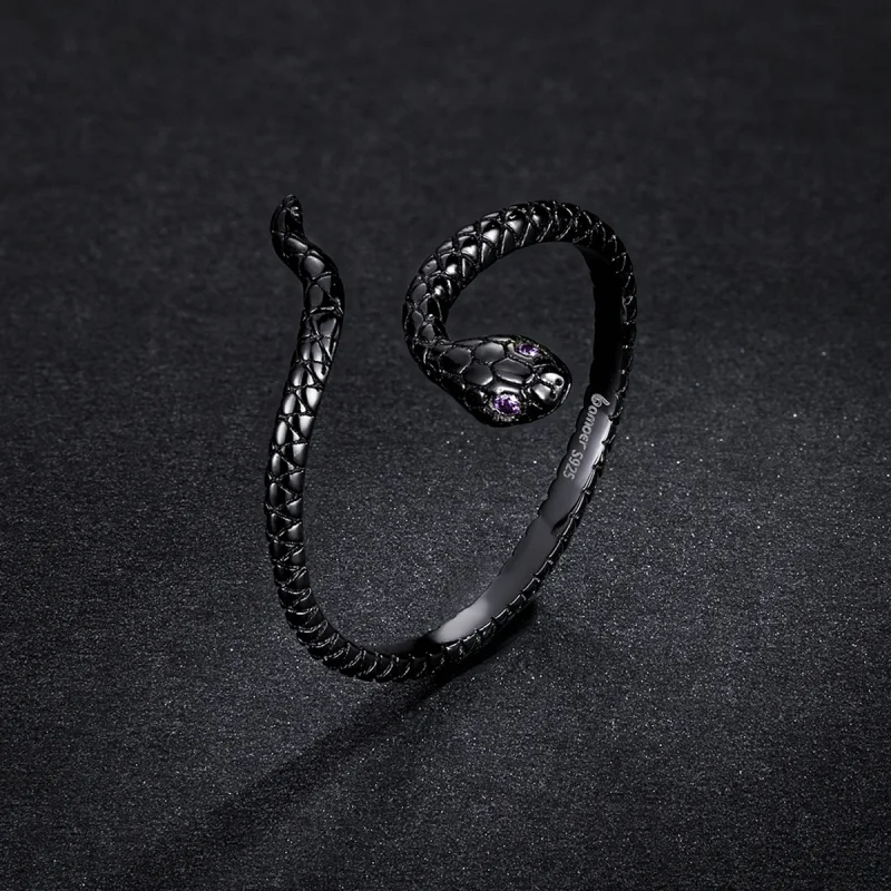 (afbeelding voor) Pandora Style Mystieke Slang Open Ring - BSR236 - Bekijken 5