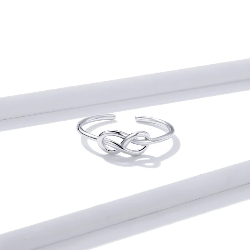 (afbeelding voor) Pandora Style Oneindigheid Open Ring - BSR143 - Bekijken 3