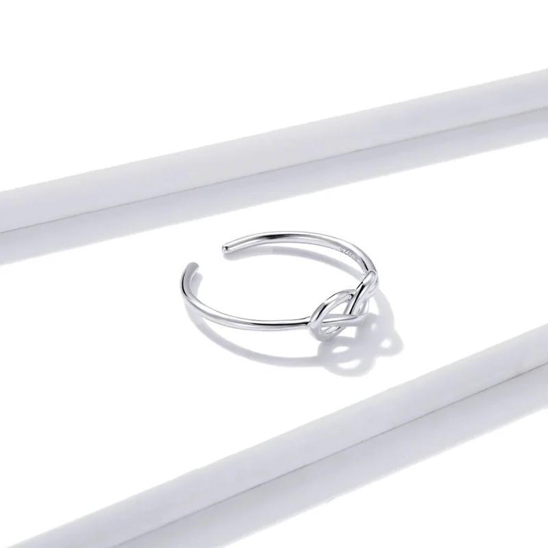 (afbeelding voor) Pandora Style Oneindigheid Open Ring - BSR143 - Bekijken 4