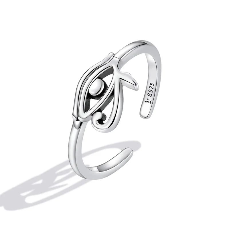 (afbeelding voor) Pandora Style Oog van Horus Open Ring - SCR801 - Bekijken 2