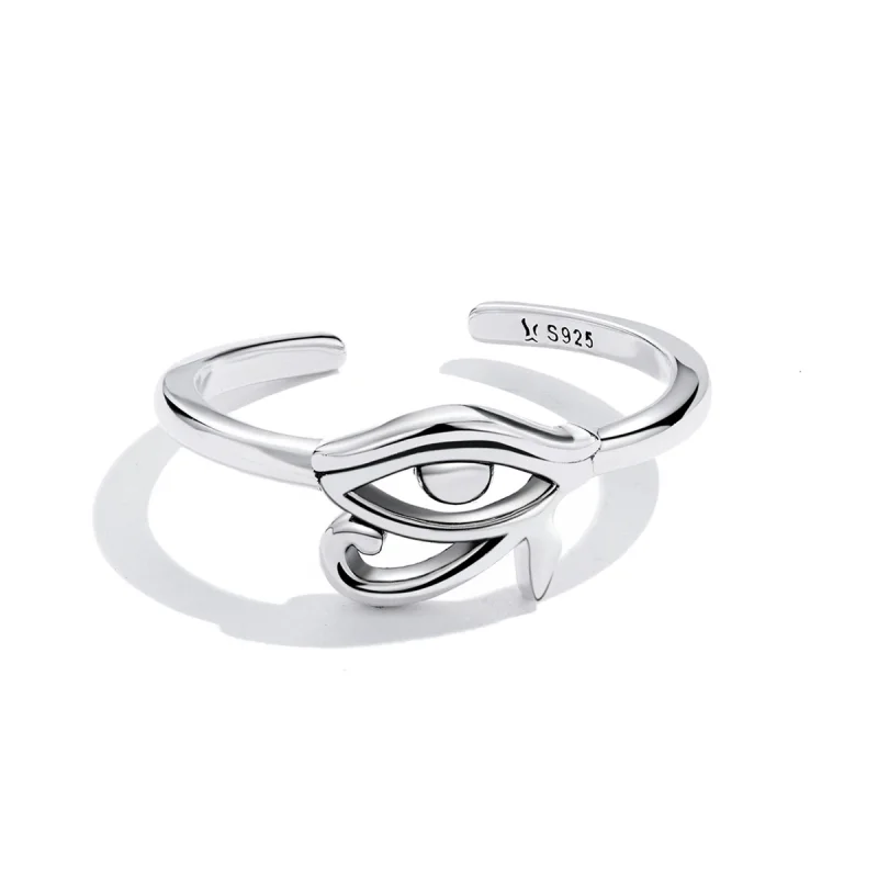 (afbeelding voor) Pandora Style Oog van Horus Open Ring - SCR801 - Bekijken 3
