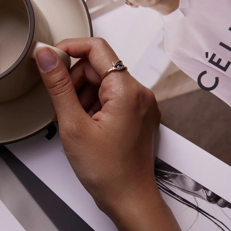 (afbeelding voor) Pandora Style Oog van Horus Open Ring - SCR801 - Bekijken 5