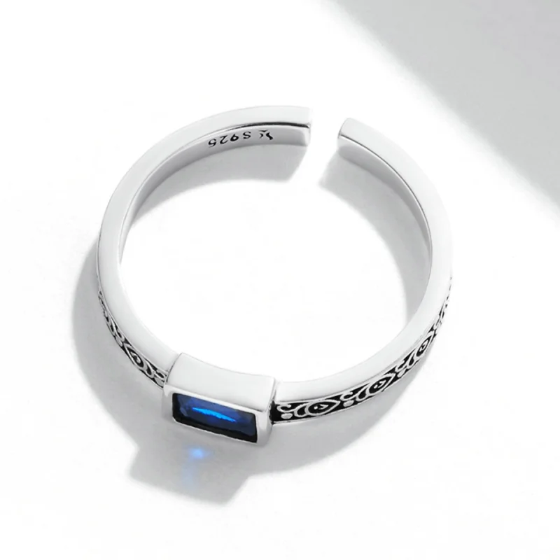 (afbeelding voor) Pandora Style Retro Patroon - Zirkonium Open Ring - SCR768 - Bekijken 4