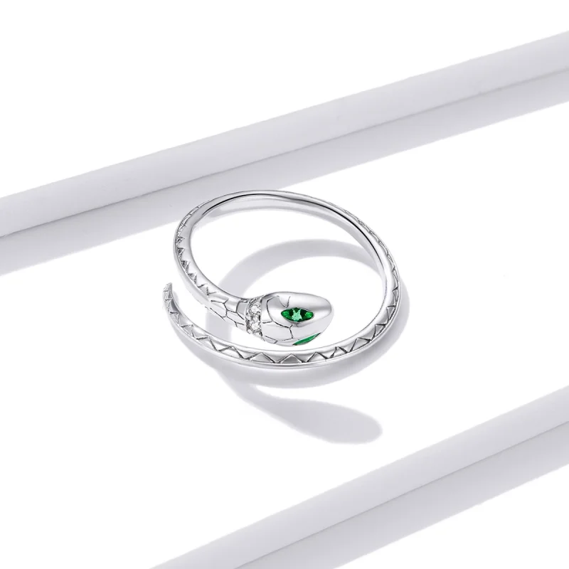 (afbeelding voor) Pandora Style Slang Open Ring - BSR169 - Bekijken 3