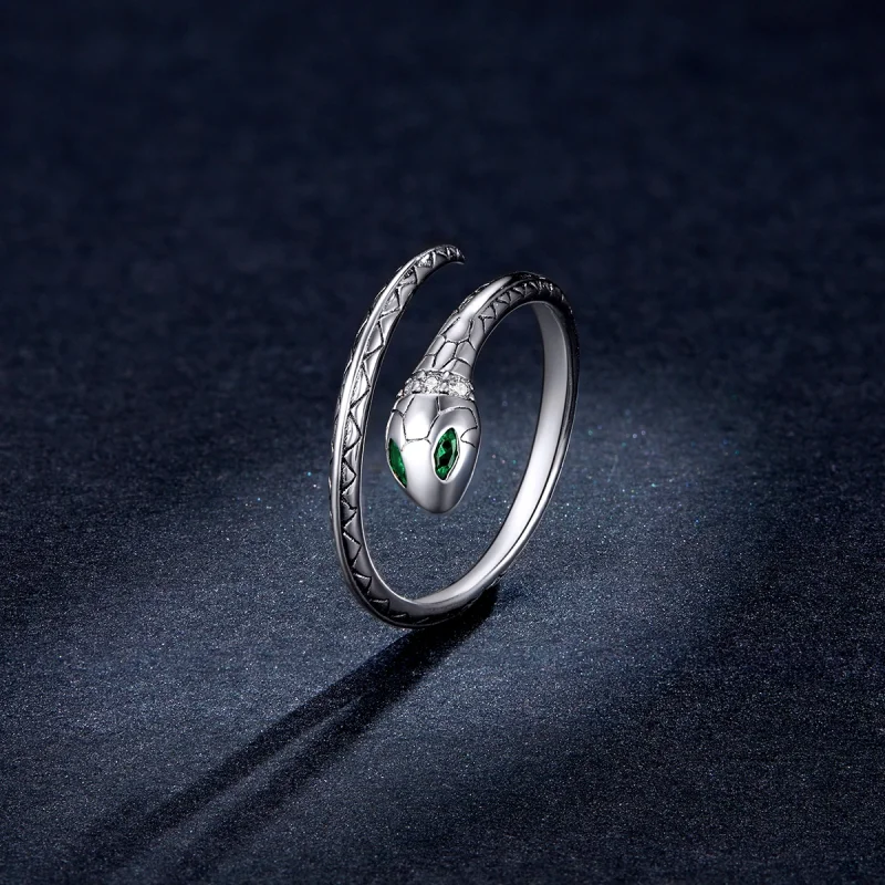 (afbeelding voor) Pandora Style Slang Open Ring - BSR169 - Bekijken 5