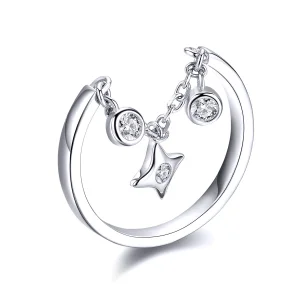 Pandora Style Sterrenhemel Open Ring - SCR408 (afbeelding voor) Pandora Style Sterrenhemel Open Ring - SCR408