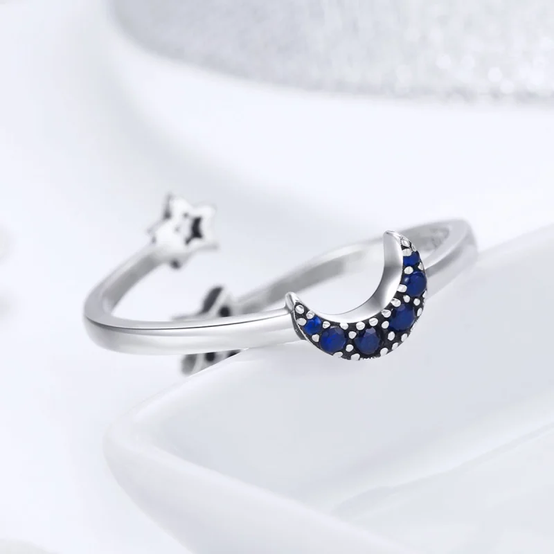 (afbeelding voor) Pandora Style Sterrenhemel Open Ring - SCR437 - Bekijken 6