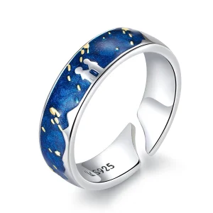Pandora Style Sterrenregen Open Ring - SCR609 (afbeelding voor) Pandora Style Sterrenregen Open Ring - SCR609
