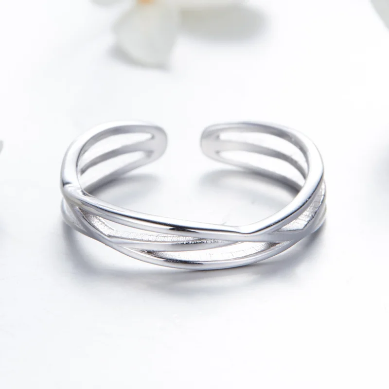 (afbeelding voor) Pandora Style Tijdreizen Open Ring - SCR483 - Bekijken 5