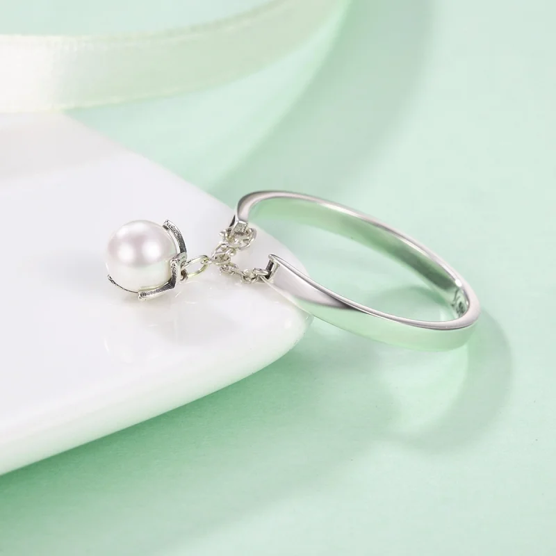 (afbeelding voor) Pandora Style Tranen van bloemen Open Ring - SCR165 - Bekijken 7