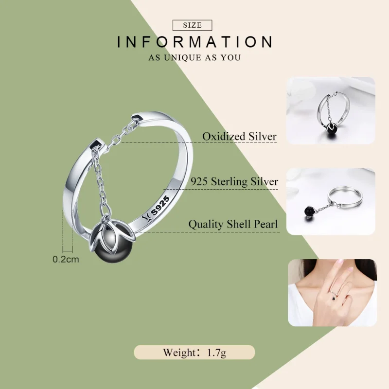 (afbeelding voor) Pandora Style Tranen van bloemen Open Ring - SCR314 - Bekijken 4